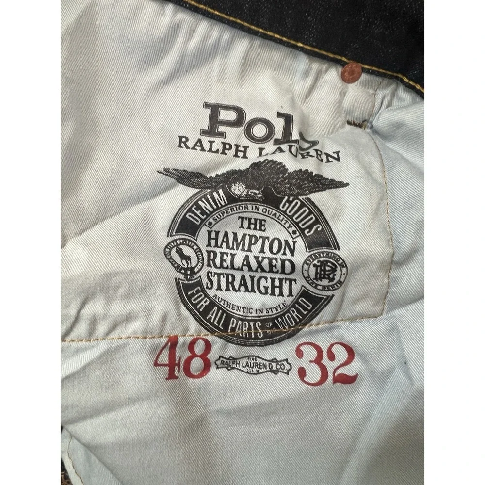 Polo Ralph‎ Lauren Jeans Mens Hampton Straight  Relaxed Low Stretch 48B x 32 NWT